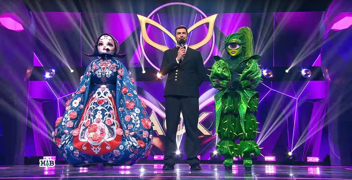 Кто скрывается за Матрёшкой? Кем оказался Кактус — итоги 8-го выпуска шоу "Маска". Фото © NTV.ru