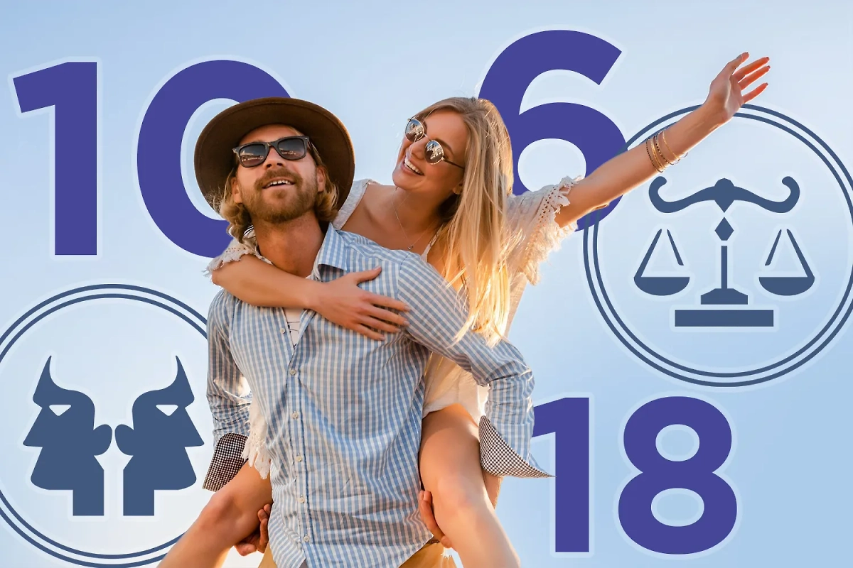 Счастливые числа для знаков зодиака Близнецы и Весы в нумерологии. Фото © Freepik / marymarkevich