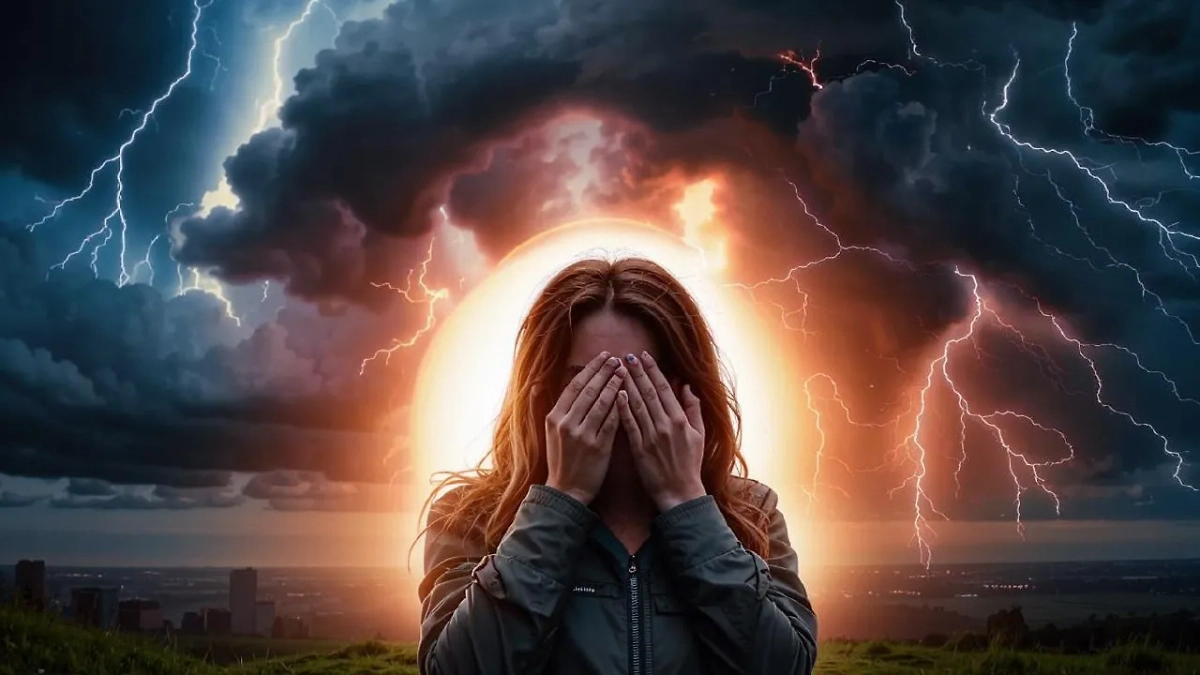 Как магнитные бури влияют на организм человека. Фото © Life.ru / Kandinsky 3.1 