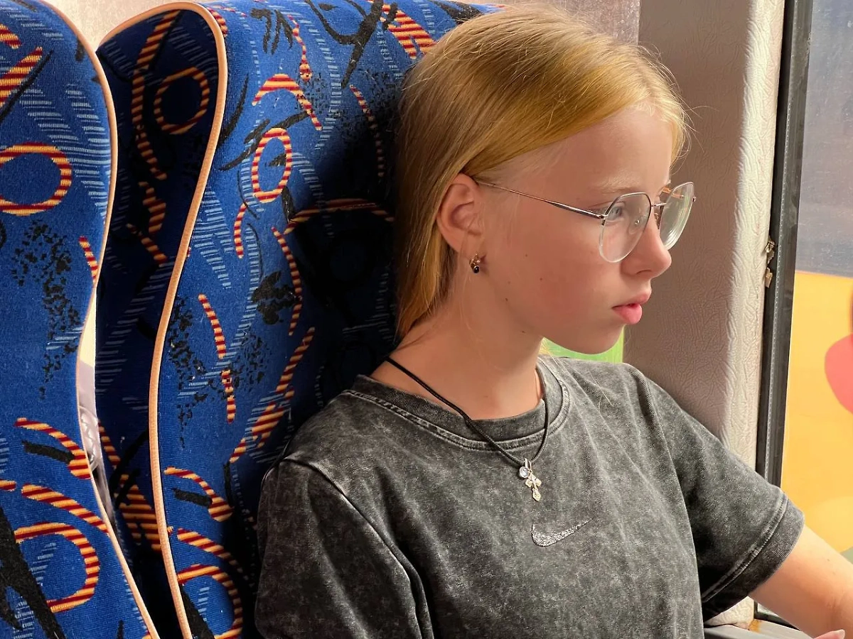 Эвакуация детей из Курской области. Фото © Telegram / Воробьёв LIVE