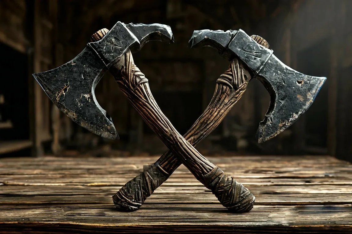 Топор-саморуб — на самом деле принтер. Фото © Шедеврум