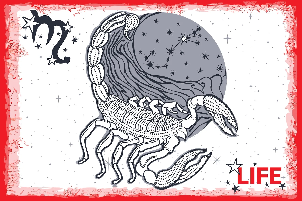 Знак зодиака Скорпион: гороскоп на неделю с 15 по 21 декабря 2025 с рунами. Фото © Life.ru.