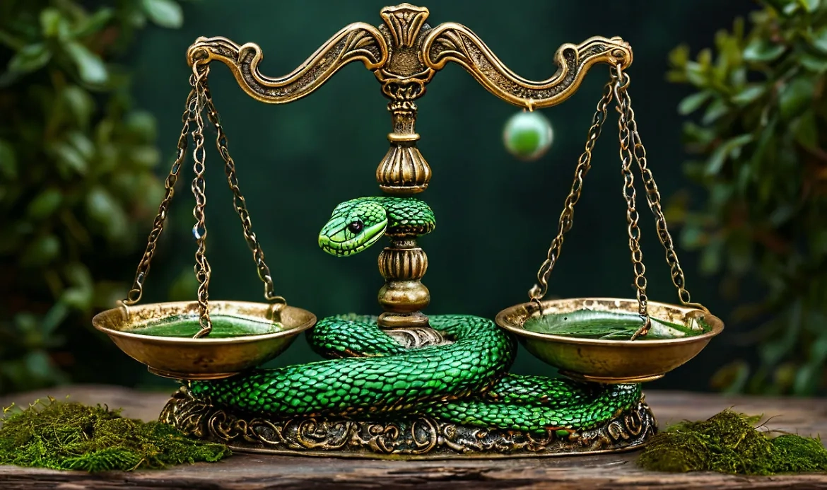 Знак зодиака Весы: подробный гороскоп на 2025 год Змеи. Фото © «Шедеврум»