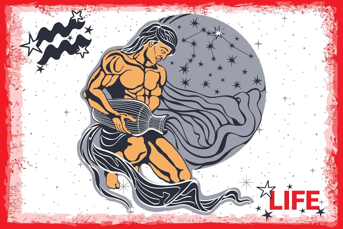 Знак зодиака Водолей: гороскоп на неделю с 15 по 21 декабря 2025 с рунами. Фото © Life.ru.