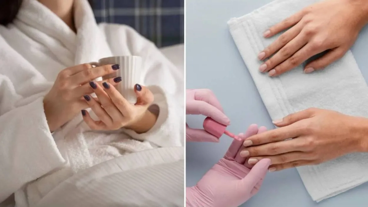 Тренды маникюра 2025: металлические и прозрачные покрытия с минималистичными акцентами. Фото © Freepik, © Freepik