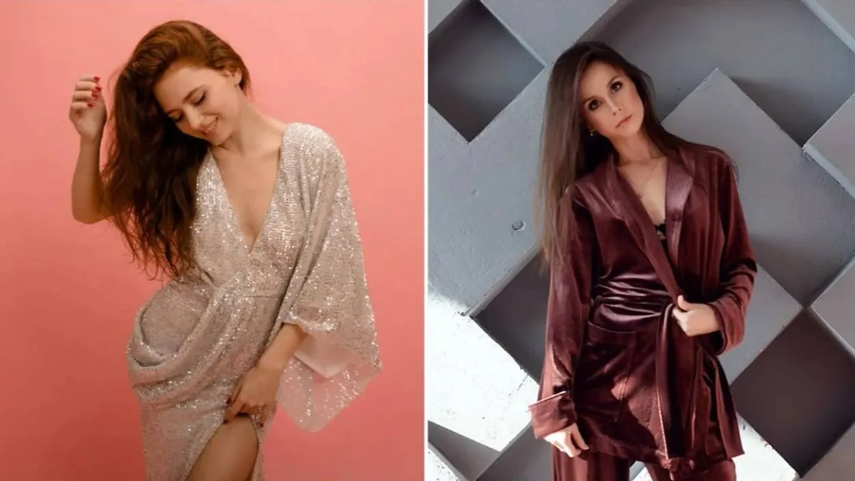 Платья с пайетками + бархатные костюмы = тренды 2025 года. Фото © Freepik, © Shutterstock / FOTODOM / Olga Melnichuk