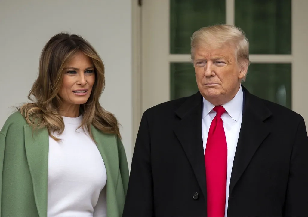 Первая леди Мелания Трамп с супругом. Фото © ТАСС / Zuma