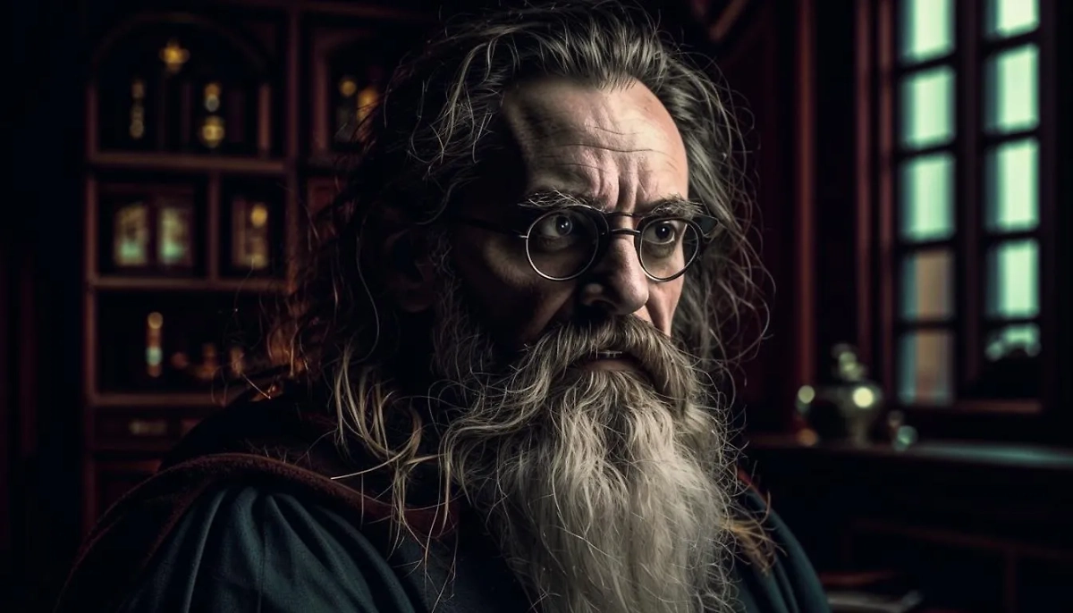 Профессор Дамблдор «растерял» большую часть седины. Фото © Kandinsky