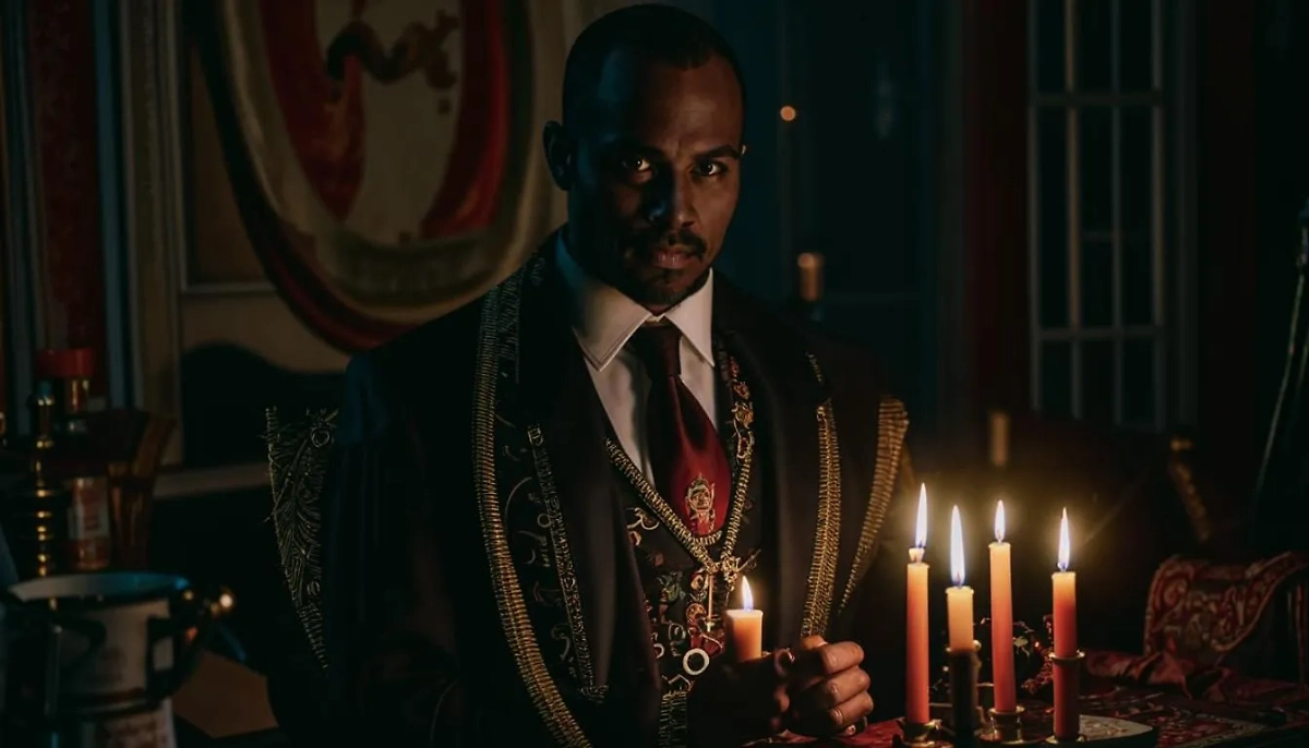 Парфён Рогожин из «Идиота» ведёт себя в точности так, как оригинальный, белый Парфён, но его внешность теперь напоминает Канье. Фото © Kandinsky