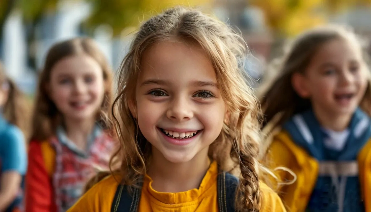 В детстве Инна очень открытый, весёлый и общительный ребёнок. Фото © Шедеврум