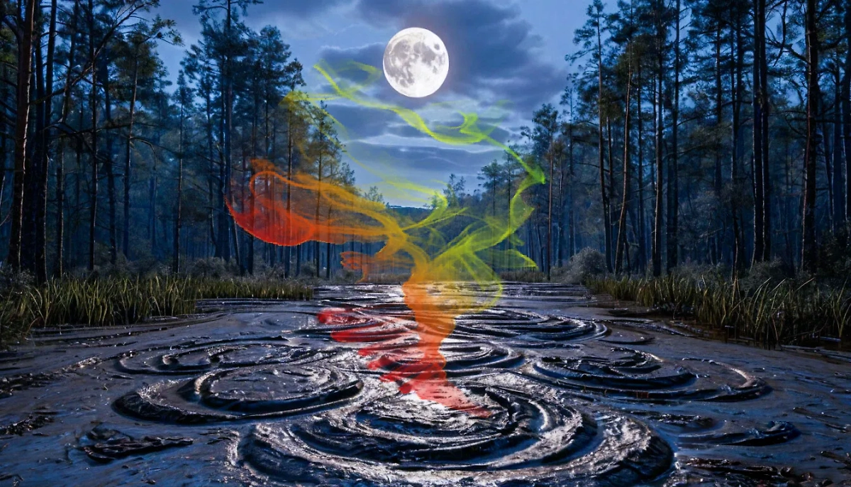 Как узнать, что вас сглазили: к чему снится болото. Фото © Шедеврум