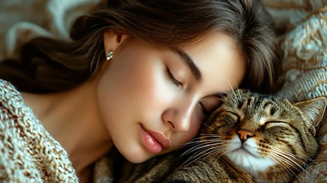 Женщине кошка во сне пророчит вероломство её друзей. Фото © Шедеврум