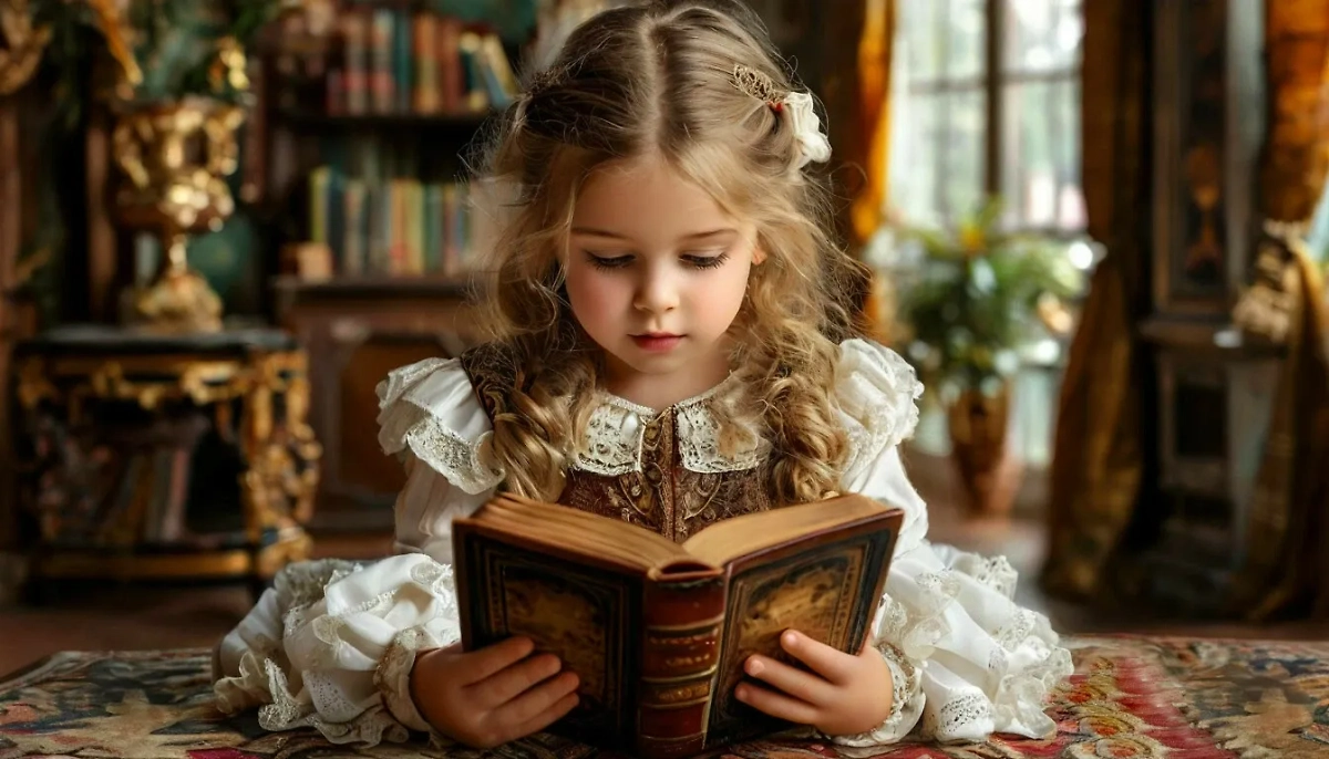 В детстве Аделина спокойна и погружена в свой внутренний мир. Фото © Шедеврум