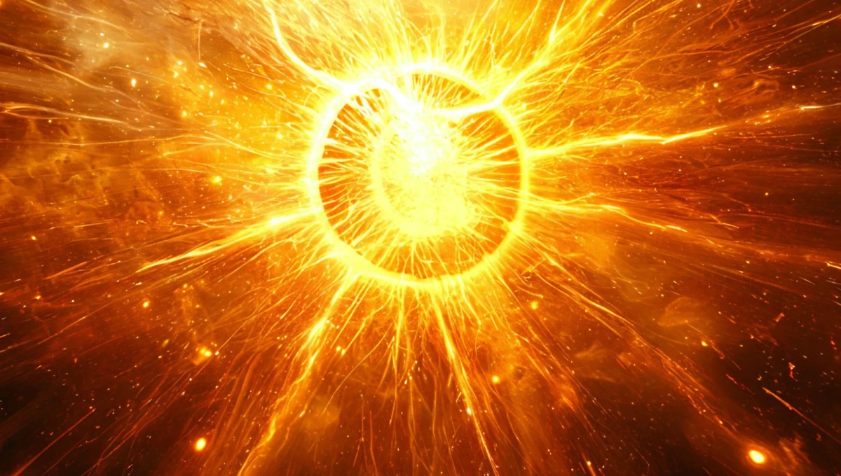 Солнечный максимум удивил учёных не только ранним наступлением, но и мощностью. Фото © Шедеврум