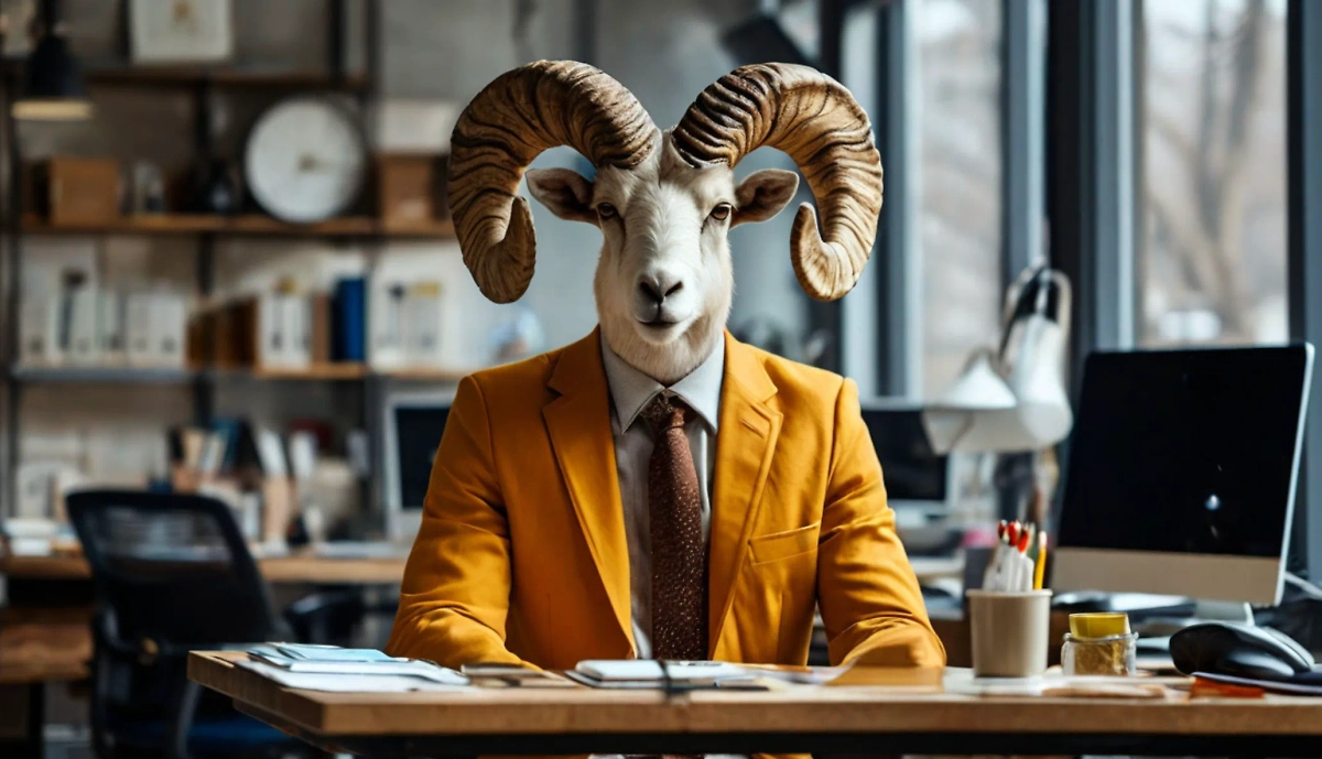 Знак зодиака Овен. В 2025-м добьются успеха благодаря своей решительности. Фото © «Шедеврум»