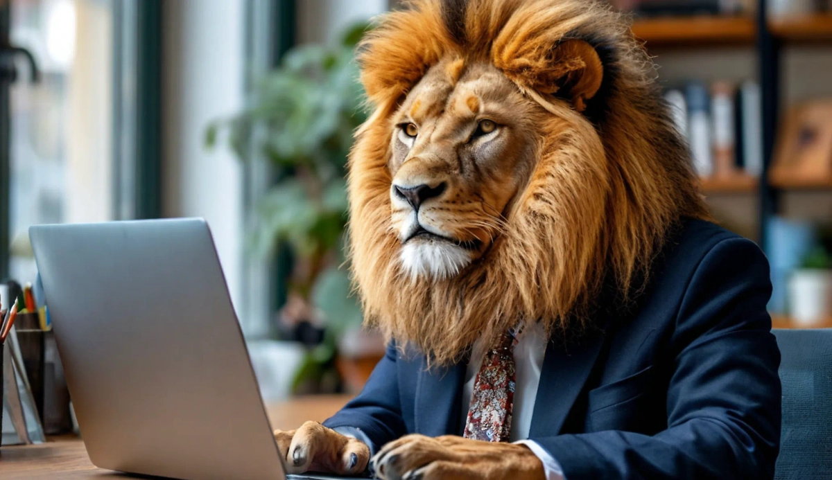 Знак зодиака Лев. В 2025 году они могут рассчитывать на высокие должности. Фото © «Шедеврум»