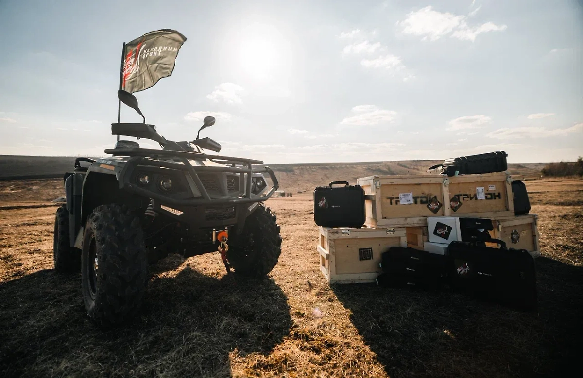 Собранная для белгородских военных амуниция. Фото © Предоставлено Life.ru