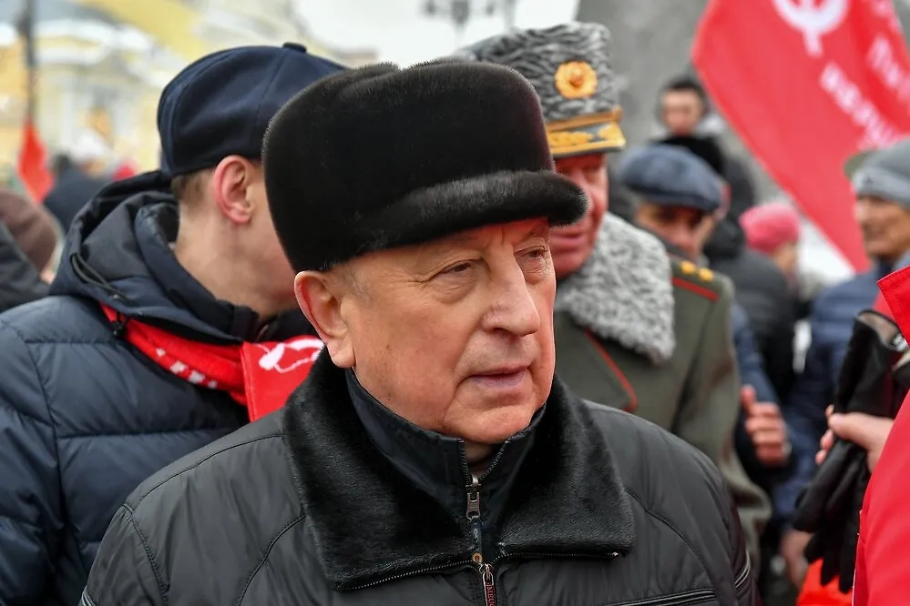 Кандидат от КПРФ в президенты России в 2024 году Николай Харитонов. Фото © Агентство "Москва" / Сергей Киселёв