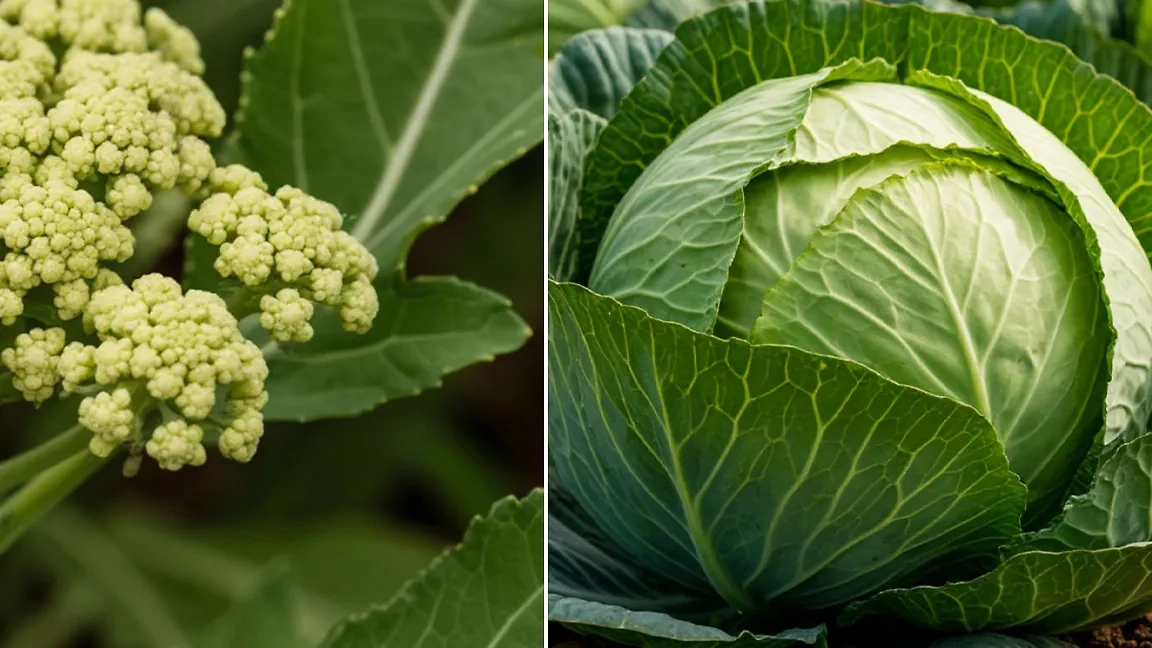 Дикая капуста до селекции и после. Фото © «Шедеврум»