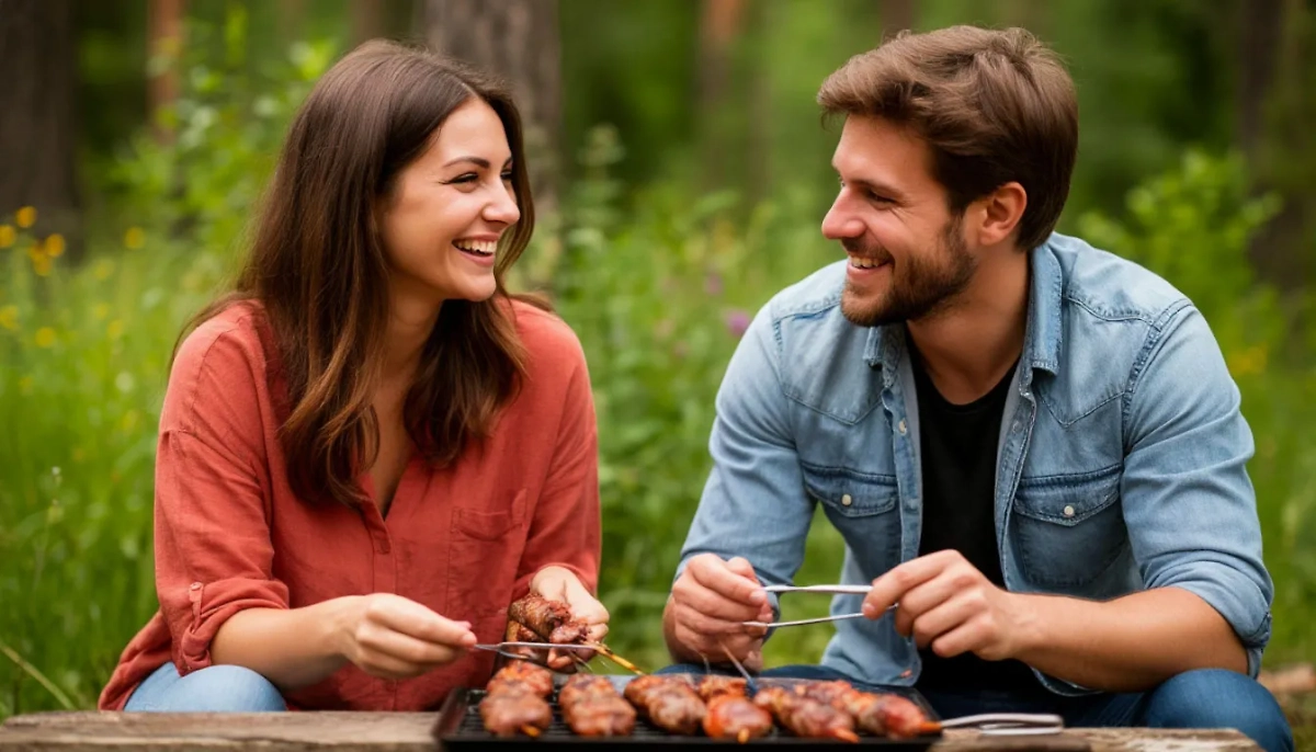 Майские праздники многие любят проводить на природе. Фото © «Шедеврум»