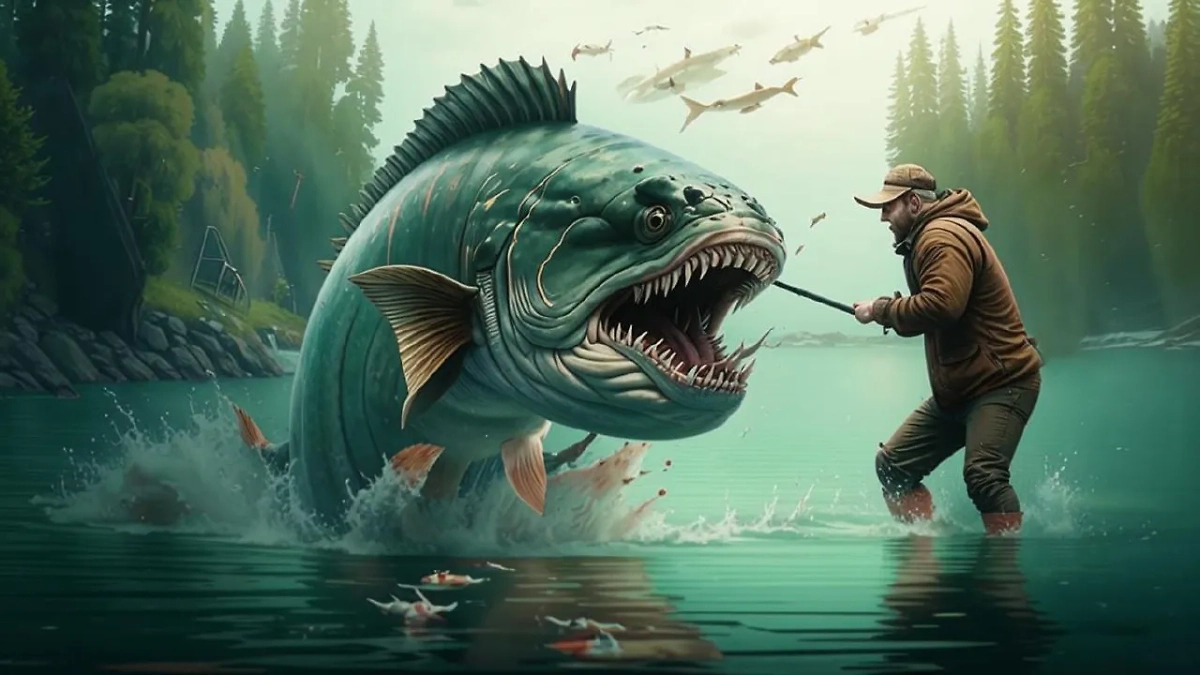 Эту рыбку будет особенно трудно вытащить без труда, отваги и смекалки. Фото © Кандинский