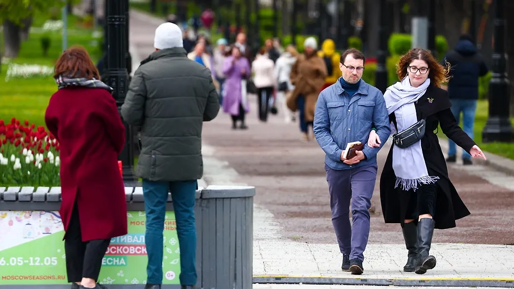 В начале мая москвичей ждёт тёплая погода. Фото © ТАСС / Сергей Булкин