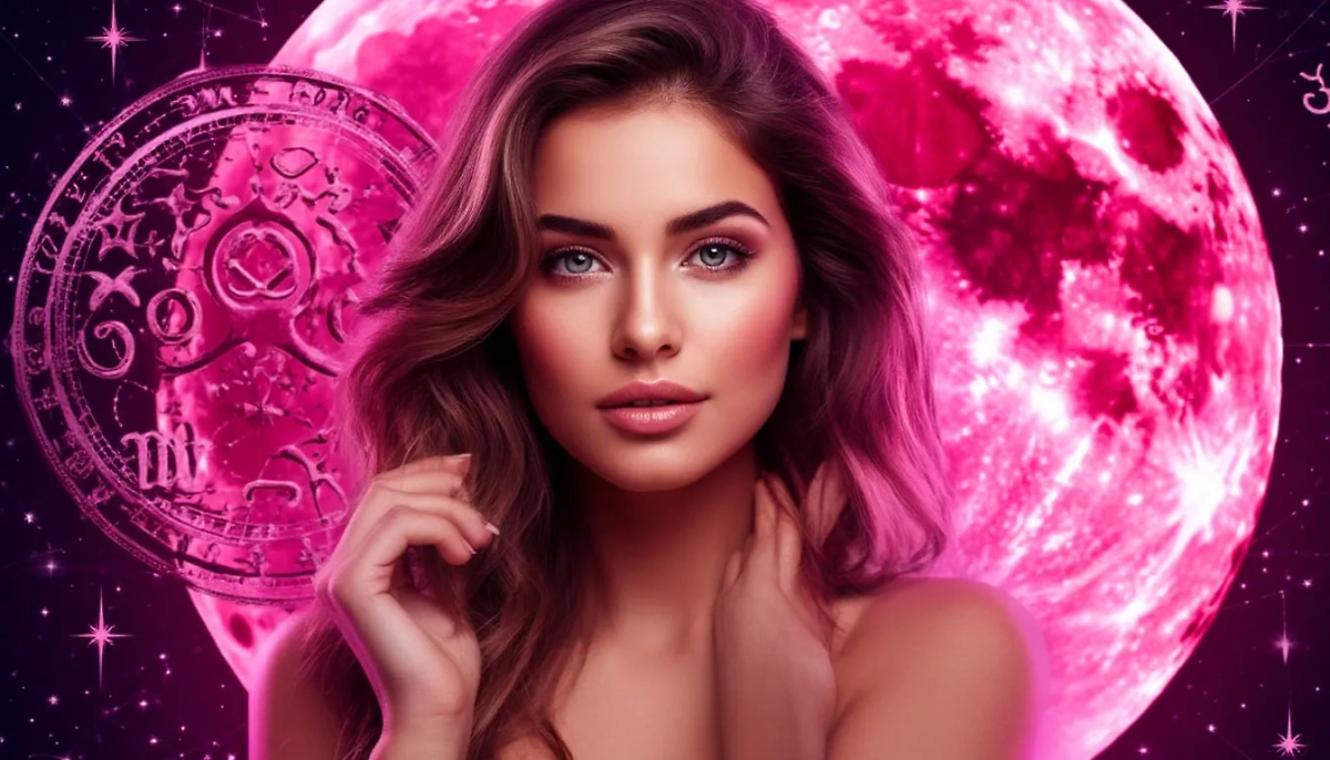 Розовая Луна становится розовой по той же причине, по которой она становится красной. Фото © «Шедеврум»