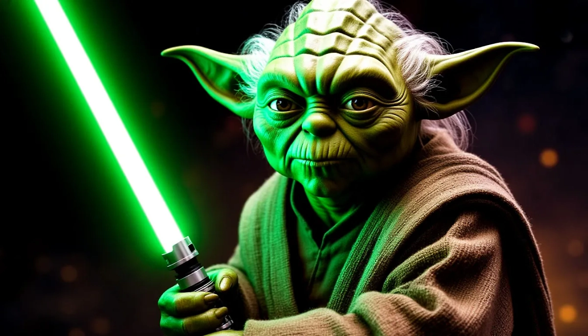 Магистр Йода обучил многих джедаев, в том числе и Люка Скайвокера. Фото ©  «Шедеврум»