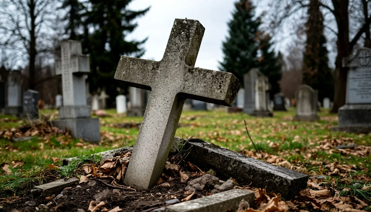 Почему могилы с покосившимися крестами — это плохой знак. Фото © «Шедеврум» 