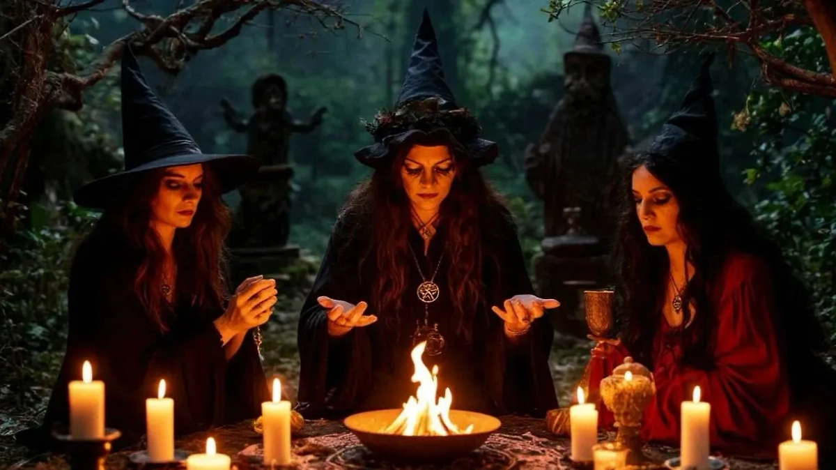 Ритуалы Вальпургиевой ночи с 30 апреля на 1 мая бывают как защитные, так и непосредственно ведьминские. Фото © «Шедеврум»
