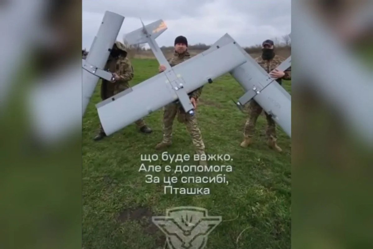 Батальон «Хищники высот» благодарит Пташку за дроны. Фото © Instagram (признан экстремистской организацией и запрещён на территории Российской Федерации) / ptashka_from_azovstal