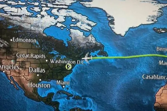 Трекер рейса. Фото © X / Kirill A. Dmitriev