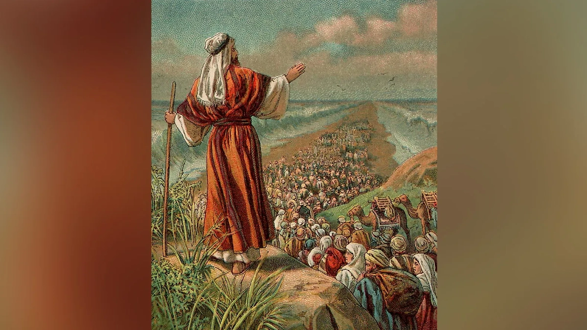 Иллюстрация к Исходу из Египта, 1907 г. Фото © Wikipedia / Тhe Providence Lithograph Company