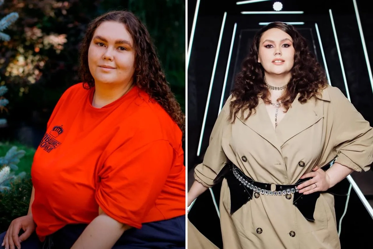 Самые впечатляющие трансформации участниц второго сезона шоу «Большие девочки». Фото © VK / Большие девочки, © Instagram (признан экстремистской организацией и запрещён на территории Российской Федерации) / big_girls_tv