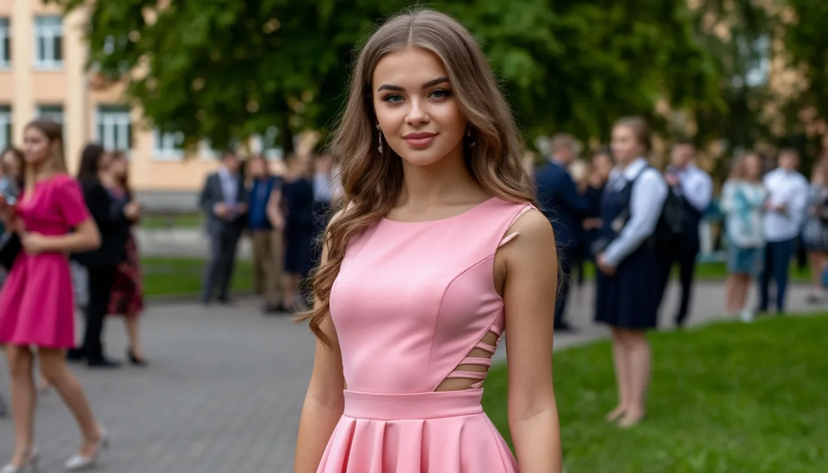 На выпускном-2025 некоторым, конечно же, захочется стать дерзкими девчонками. Фото © «Шедеврум»