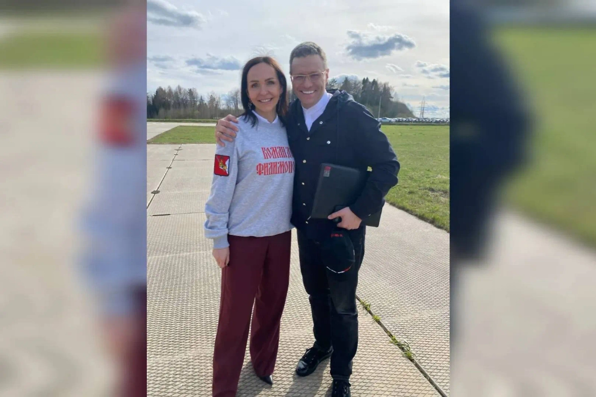 Юлия Шевцова и губернатор Вологодской области Георгий Филимонов. Фото © Telegram / Юлия Шевцова — глава Нюксенского муниципального округа