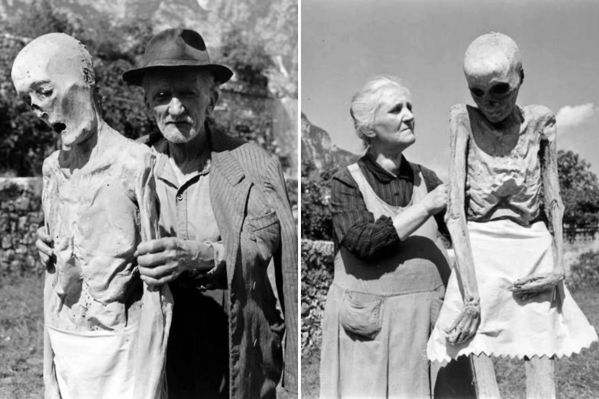 Обычай компактного проживания бок о бок с мумиями — суровая историческая необходимость. Фото © YouTube / Однако