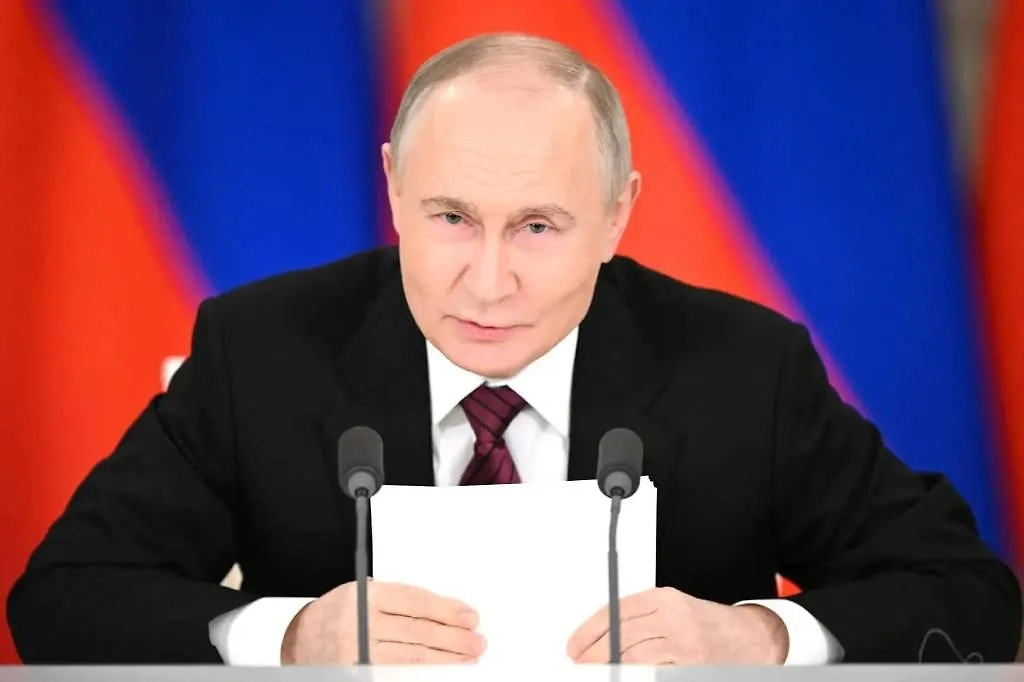 Президент России Владимир Путин предложил Украине возобновить переговоры. Фото © ТАСС / Zuma