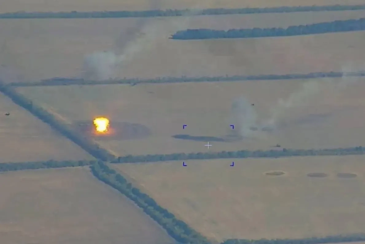 Уничтожение дивизиона Patriot в зоне СВО. Фото © Telegram / Минобороны России