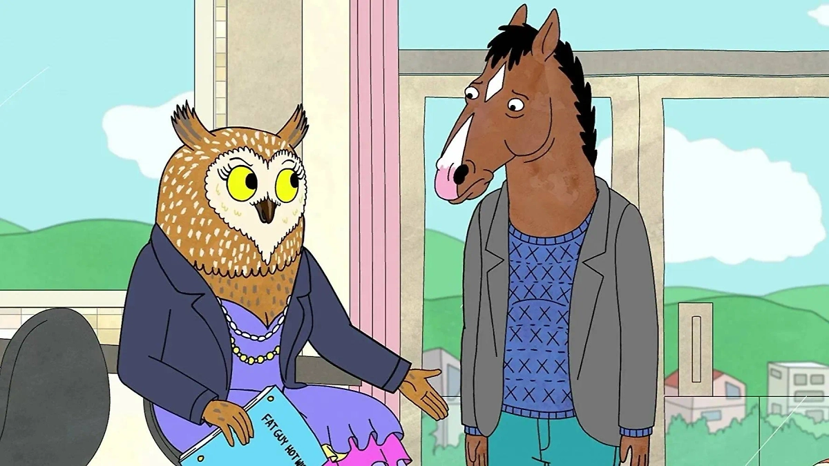 «Конь БоДжек» — один из самых провокационных мультсериалов. Фото © Кадр из мультфильма «Конь БоДжек», режиссёры Эми Уинфри, JC Gonzalez, Аарон Лонг и др., сценаристы Isabelle Boningre-Versiller, David Lyerly, Николя Тру и др. / Kinopoisk