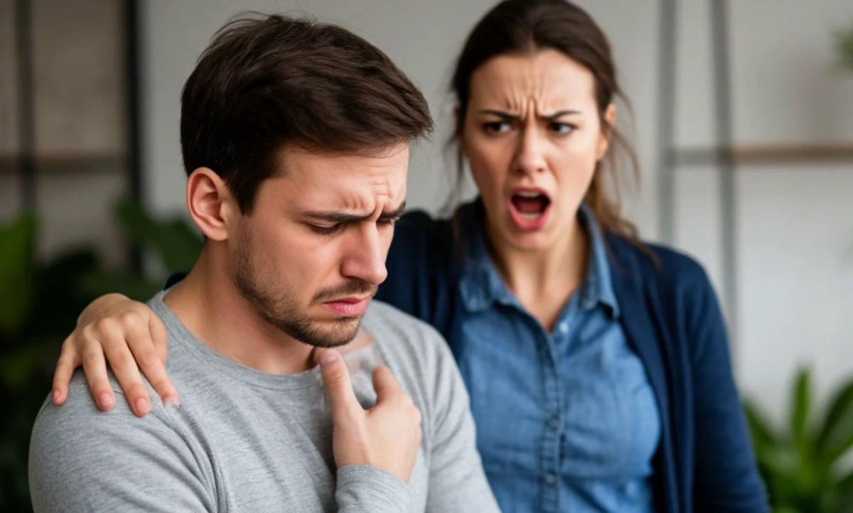 Семейные психологи о фразах, которые разрушают отношения с мужчинами. Фото © «Шедеврум»