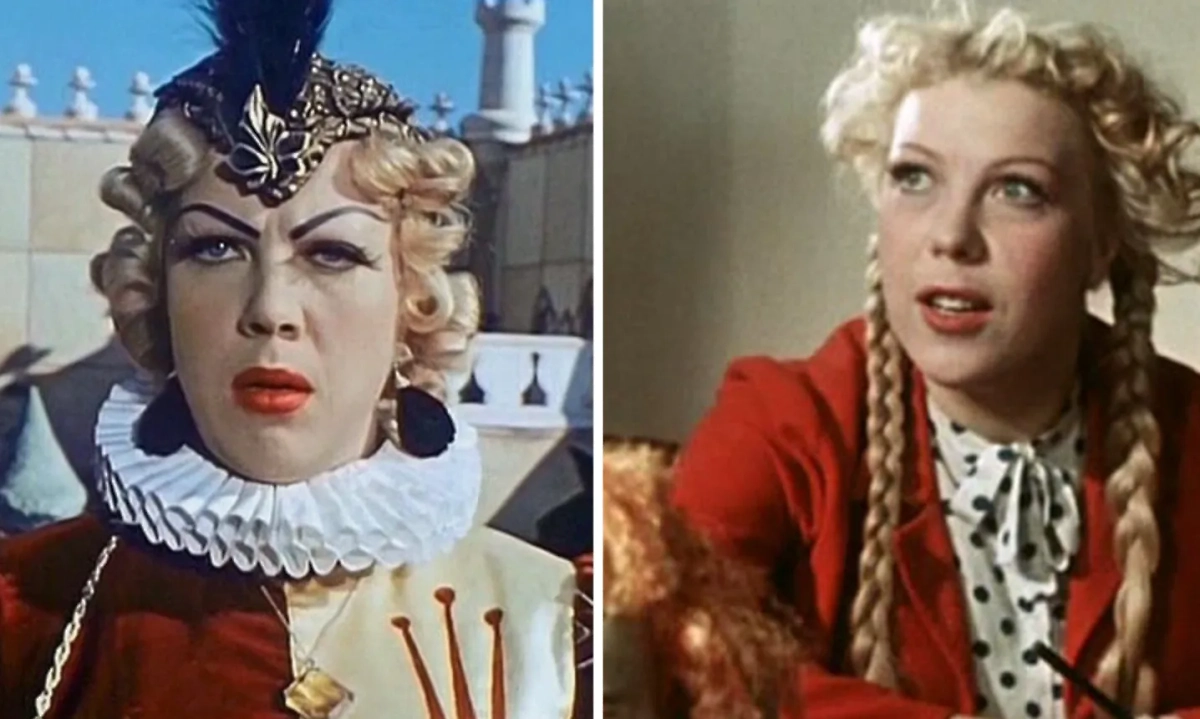 Главные злодеи детских фильмов СССР в жизни. Фото © Кадр из фильма «Новые похождения кота в сапогах», режиссёр Александр Роу, сценарист Сергей Михалков / Kinopoisk. Кадр из фильма «Карнавальная ночь», режиссёр Эльдар Рязанов, сценарист Борис Ласкин и др. / Kinopoisk