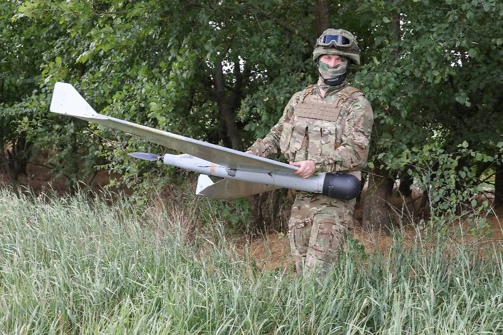 В зоне СВО оператор дронов может заработать до 7 млн рублей за год.Фото © ТАСС /Александр Полегенько
