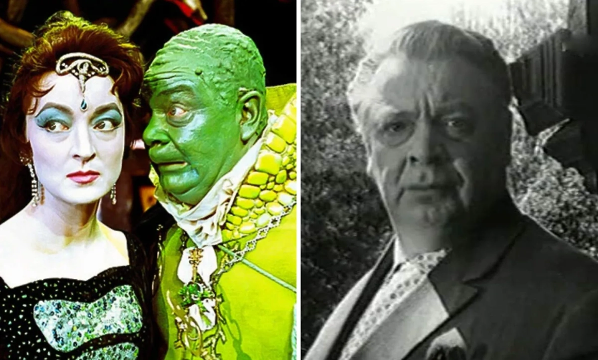 Как выглядели актёры-злодеи из советских сказок в жизни. Фото © Кадр из фильма «Королевство кривых зеркал», режиссёр Александр Роу, сценаристы Лев Аркадьев, Виталий Губарев / Kinopoisk. Кадр из фильма «Хотите — верьте, хотите — нет...», режиссёр Станислав Чаплин и др., сценарист Анатолий Галиев / Kinopoisk