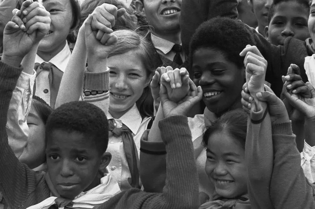 Международный День защиты детей в Москве, 1969 г. Фото © ТАСС / Виктор Будан