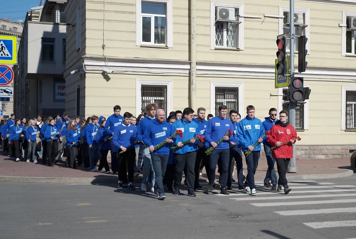 Кадр с акции «Одесса. Помним». Фото © Telegram / Единая Россия. Официально