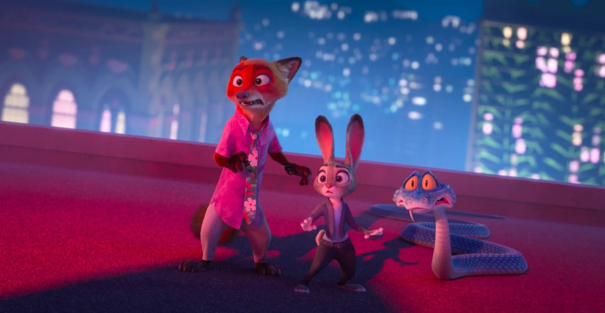 «Зверополис 2» — это история о двух друзьях-полицейских. Фото © Кадр из трейлера «Зверополис 2», режиссёры Джаред Буш, Байрон Ховард, сценарист Джаред Буш / Kinopoisk