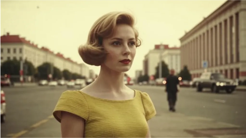 Минск у нейросети получился особенно элегантным — настоящая красотка, которую точно забрал бы себе «Мосфильм». Фото © Kandinsky 3.1