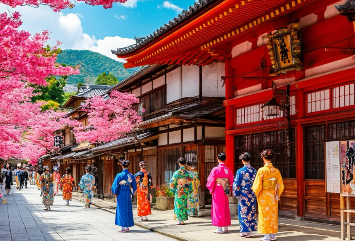 В Японии эпохи Эдо торговцам запрещалось носить яркие цвета. Фото © «Шедеврум»