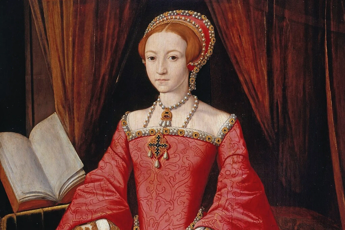 «Королева-девственница» особенно сильно регулировала багряный цвет. Фото © Wikipedia / William Scrots